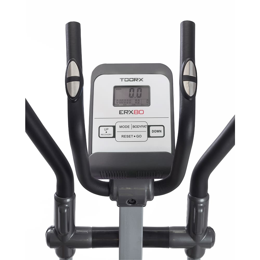 Elipsinio dviračio TOORX ERX-80 treniruočių kompiuteris ir rankenos